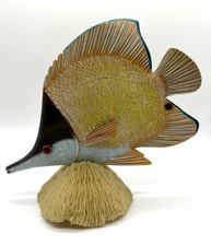 Decorative Fish Figurine on Coral Base - Fish Animal Class Figurine picture