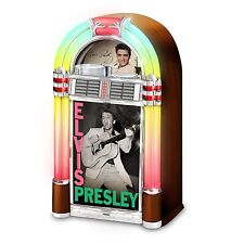 The Bradford Exchange Elvis Presley Jukebox Sculptures #1 w/ Lights and Music 6