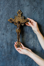 Wooden Wall Crucifix Natural Wood Different colors Any size Christ Cross picture