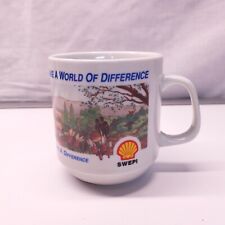 Vintage SWEPI Shell Oil Coffee Cup Advertising Environmental awareness picture