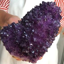 3.28LB Species Restoration of New Purple Quartz Crystal Cluster Discovered K469 picture