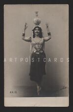 Vera Trefilova young Russian Ballet Dancer vintage real photo postcard c.1900 picture