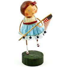 Lori C Mitchell July 4th Little Betsy Ross Folk Art Figure Figurine picture