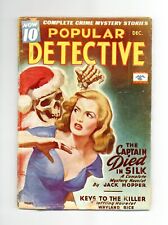 Popular Detective Pulp Dec 1945 Vol. 30 #1 GD/VG 3.0 picture