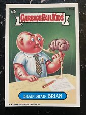 1988 Original Series 14 Garbage Pail Kids Brain Dead BRIAN 575a Excellent GPK picture