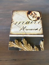 SID DICKENS Memory Block Wall Tile Art Plaque T-149 THE LETTER Retired 2008 Wow picture