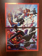 2020 Panini Marvel 80th Anniversary Sticker-#165 & 166 Red foil: Spider-Verse #1 picture