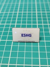 Vtg ESHG European Society Of Human Genetics Gold Tone Lapel Pin picture