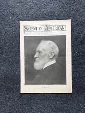 1905 William Thomas Kelvin Biography, Scientific America Newspaper, Science Edu picture