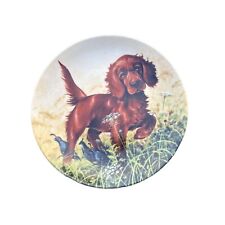 Edwin M. Knowles 1988 Missing the Point The Irish Setter Lynn Kaatz Puppy Dog #1 picture