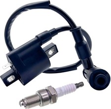 Ignition Coil and Spark Plug for 50cc 90cc 110cc 125cc 150cc 200cc 250cc ATV picture