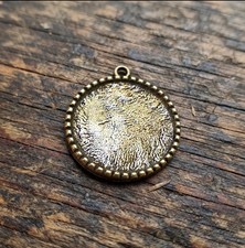 Ghost & Spirit Communication Magic Paranormal Bronze Pendant Metaphysical Charm picture