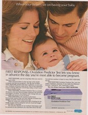 vintage magazine print ad  FIRST RESPONSE Ovulation Predictor MGM 2026-06-02 picture