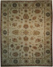 (102 x 126 in) Ivory Dense Weave New Hand-Knotted Rug 9x11 Oushak Rug PIX-18463 picture
