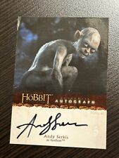 Hobbit Unexpected Journey Andy Serkis as Gollum Auto Card # A18 picture