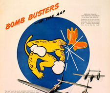 1944 Oldsmobile Print Ad Bomb Busters 54th Fighter Squadron U S Army Air Forces picture