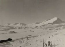 VTG WWII Photo White Pass & Yukon Railway Caboose Mountains Railroad W.P& Y.R. picture