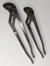 Lot of 2 - Vintage Channellock Slip Joint Pliers 420, 440 Made In USA picture