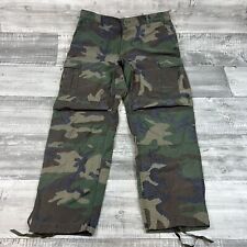 US Army Woodland Camo Pants Combat Cargo Military Trousers Mens Large Regular picture
