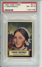 1952 Look n See #111 Florence Nightingale NM-MT PSA 8 Low Population picture