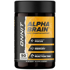 Onnit Alpha BRAIN 90 Capsules Memory Focus Mental Processing Support picture