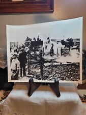 1933 Press Photo Milk Strikers Get Dose Of Tear Gas By World Wide Photos picture