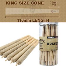 Authentic HORNET Cone King Size Pre-Rolled Cones W/Filter tips(102 CONES) picture