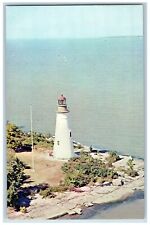 Lakeside Ohio OH Postcard Marblehead Light Lighthouse Marblehead Peninsula picture