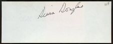 Diana Douglas d2015 signed autograph auto 2x5 cut Actress Wife of Kirk Douglas picture