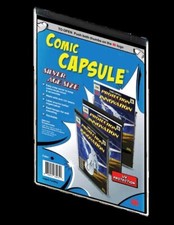 Silver Age Size ComicCapsule - Clear Or Black With Or Without Bag & Board picture