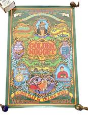 1982 Vintage Las Vegas Golden Nugget Gambling Hall Casino Advertising Poster picture
