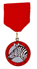 1999 Baraboo Circus Heritage Trail Medal Four Lakes Council Wisconsin Zebra WI picture
