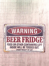 2022~Magnet Beer Fridge Warning Sign Refrigerator Fridge  picture