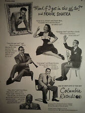 1946 Esquire Art WWII Era Ads Columbia Records Frank Sinatra Dunlap Hats picture