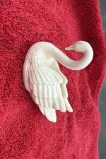 Lenox White Porcelain Swan Figurine Bird Species Swan Collectible Decor picture