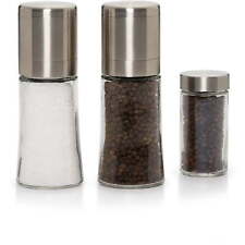 Kamenstein Elite Pre-Filled Salt and Pepper Grinder Set with Pepper Refill Jar picture