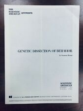 Scientific American Offprint - GENETIC DISSECTION OF BEHAVIOR - December 1973 picture