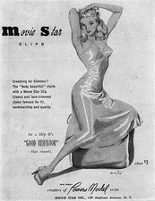 Movie Star Slip GROOMING FOR GLAMOUR It’s Good Behavior That Counts 1948 Ad picture