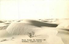 Imperial County California Sand Dunes Highway 80 1940s Postcard 21-4022 picture