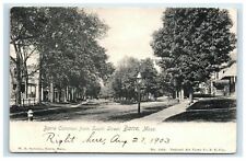 1903 Barre MA Postcard Common from South Street Massachusettes Undivided Posted picture