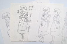 Original Ranma 1/2 Kasumi Anime Production Setting Notes Pencil Douga Copy picture