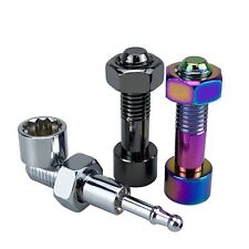 2pcs Metal Smoking Pipe Zinc Alloy Screws 80mm Mini Pipes Filter Holder Tobacco picture