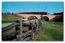 1960 Along The Blue Ridge Parkway Stone Arches Galax Virginia VA Posted Postcard picture