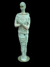 2007 Gemmy Halloween Mummy Life size 6ft 6' Partially Lights Spooky Decoration picture