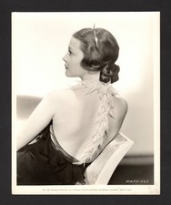 STUNNING C1934 SYLVIA SIDNEY TIARA THIRTY DAY PRINCESS EUGENE RICHEE PHOTO picture