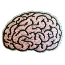 Human Brain - Iron On Patch Sew on transfer  picture