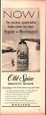 Vtg 1958 Old Spice Shaving Cream The Finest Shave You Ever Had ad nostalgic a6 picture
