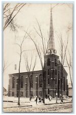 c1910's Baptist Church View Fort Ann New York NY RPPC Photo Posted Postcard picture