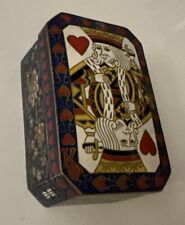 Vintage Brass Trinket / Nick Nack / Jewelry Box King Of Hearts  Blouse ei picture