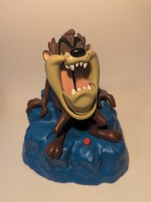 Vintage 1996 Taz Tasmanian Devil Electronic Piggy Bank Warner Bros Looney Tunes picture